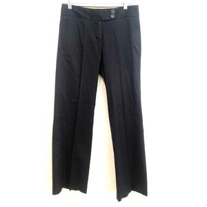 J. CREW BLACK FAVORITE FIT 100% COTTON DRESS PANTS SIZE 4